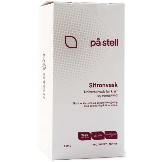 På Stell Sitronvask Naturlig Rengjøring 500 G