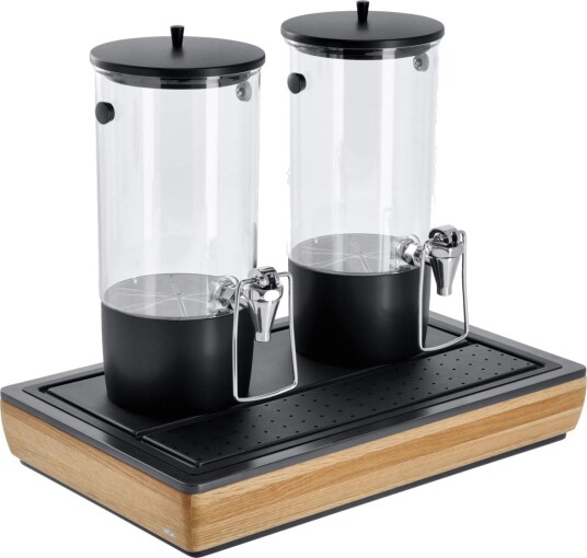 VEGA Buffet Drikkedispenser Montana dobbel GN 1/1 2x4 l 55.4x35.2x53 Transparent