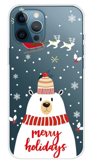 INCOVER iPhone 14 Pro Max TPU Plast Jul Deksel - Isbjørn