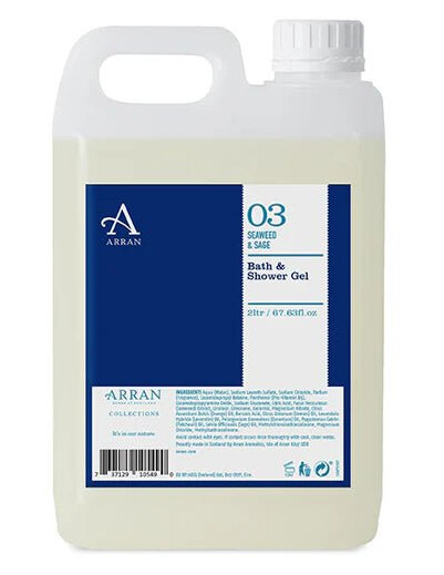 Arran Sense of Scotland Seaweed & Sage Bath & Shower Gel 2 l Refill