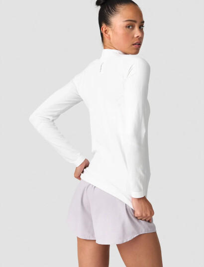 ICANIWILL Define Seamless 1/4 Zip W - White - M