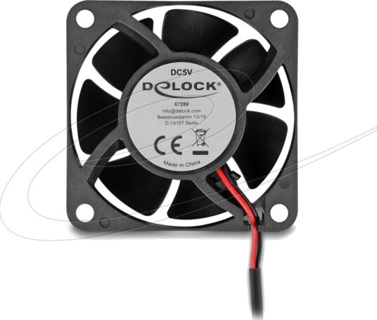 Delock Kabinettvifte Axial 60mm Svart Delock Kabinettvifte Axial 60mm Svart