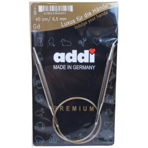 Addi Turbo Rundpinner Messing 40cm 6,50mm / 15.7in US10½
