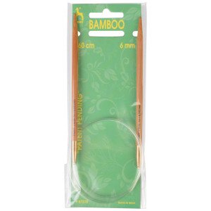 Pony Rundpinde Bambus 60cm 6,00mm / 23.6in US 10