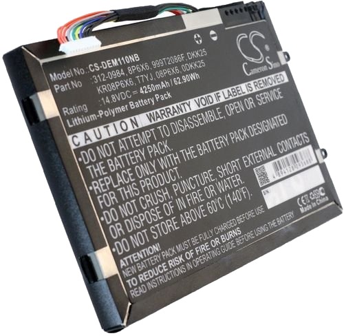 Batteri til Dell Alienware M11x / P06T etc