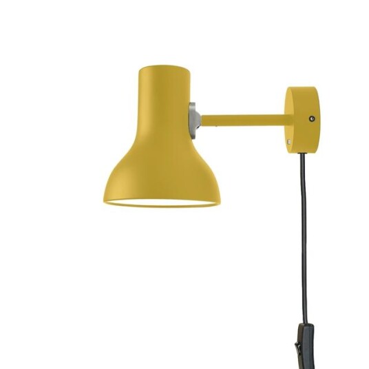 Anglepoise Type 75 Mini Vegglampe Margaret Howell Edition m. Ledning Yellow Oker Anglepoise Type 75 Mini Vegglampe Margaret Howell Edition m. Ledning Yellow Oker