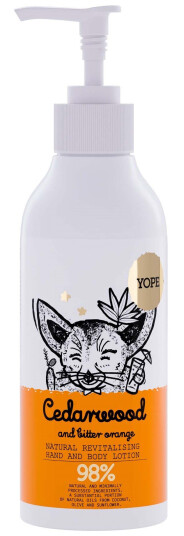 YOPE Hand/Body Lotion Cedarwood & Bitter Orange 300 ml