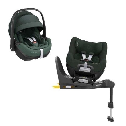 Maxi-Cosi Bilpakke 3i1 Pebble 360 Pro Pearl 360 Pro & 360 Pro Base Essential Green