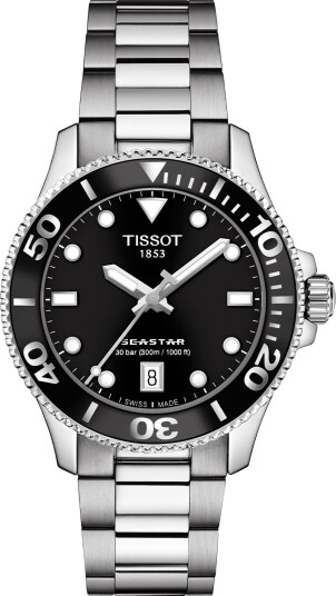 Tissot Seastar 1000 36MM T1202101105100 - Dame - 36 mm - Analog - Kvarts urverk - Safirglass Tissot Seastar 1000 36MM T1202101105100 - Dame - 36 mm - Analog - Kvarts urverk - Safirglass
