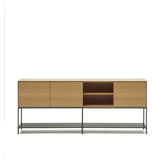 Kave Home Vedrana Skjenk, Eikefiner, 195x80 Unoliving 1731706-01-0 1731710-01-0 Kave Home Vedrana Skjenk, Eikefiner, 195x80 Unoliving 1731706-01-0 1731710-01-0
