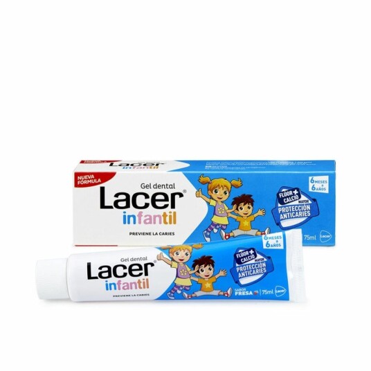 Lacer Tannkrem Barne Jordbær 75 Ml