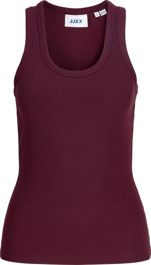 JJXX Girls Jxfrida Sl U Neck Top Jrs Noos Grl   Burgundy   128