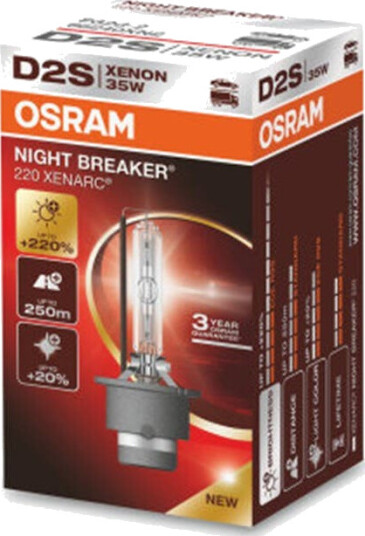 Osram D2s Night Breaker Laser 200% Mer Lys Osram D2s Night Breaker Laser 200% Mer Lys