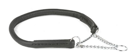 Feel Leather Feel Round Rundt Halvstrup Svart (35-50 cm)