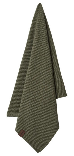 Humdakin Knitted kjøkkenhåndkle 45 x 70 cm Evergreen