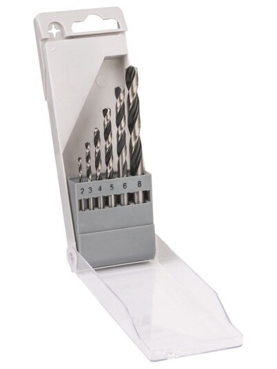 Bosch HSS PointTeQ 6-delt Metallspiralbor sett for Elektroverktøy Bosch HSS PointTeQ 6-delt Metallspiralbor sett for Elektroverktøy