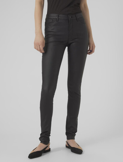 Vero Moda Vmseven Nw Ss Smooth Coated Pant Noos Black XL x 32 Vero Moda Vmseven Nw Ss Smooth Coated Pant Noos Black XL x 32