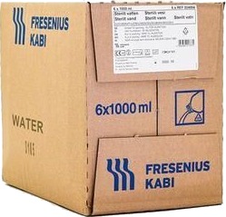 Fresenius Kabi Sterilt vann skyllevæske 6x1000 ml. Fresenius Kabi Sterilt vann skyllevæske 6x1000 ml.