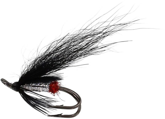 Flies Black"N Silver Vmc 8909 #8 Double Black/silver