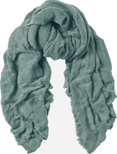 Natura Cashmere Alba luxury cashmere scarf OS grønn herre