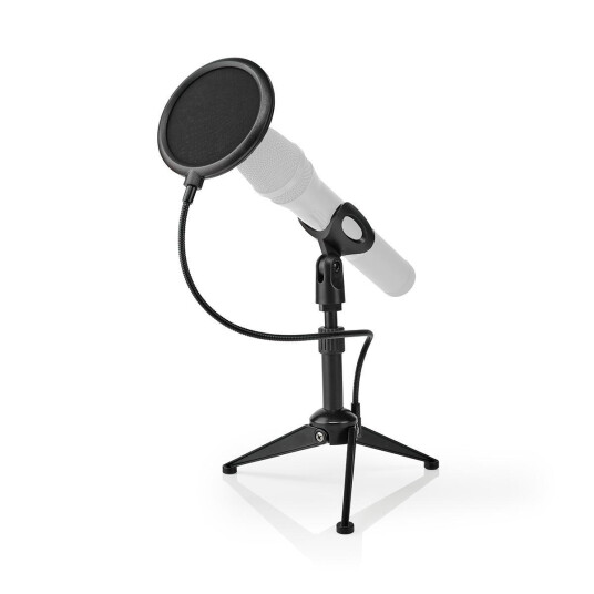 Mikrofonbordstativ med popfilter Mikrofonbordstativ med popfilter