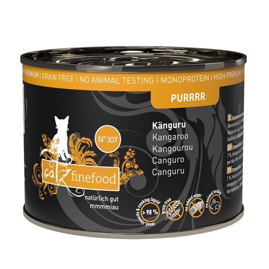 catz finefood Purrrr - No. 107 Kenguru (6 x 200 g) catz finefood Purrrr - No. 107 Kenguru (6 x 200 g)