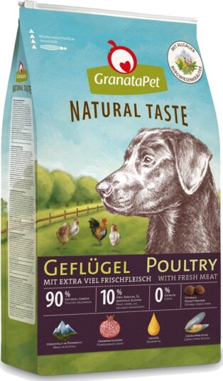 Granatapet Tørrfôr Natural Taste Tørrfôr Til Fjørfe 2 X 12 kg
