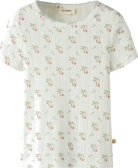 Lil" Atelier T skjorte Hullmønster Dap NbfRachello Cocon Lil Atelier 2 år 92 T skjorte Hvit