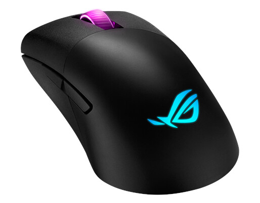ASUS ROG KERIS Wireless - Gaming mus - Optisk - 5 - Svart med RGB-lys ASUS ROG KERIS Wireless - Gaming mus - Optisk - 5 - Svart med RGB-lys
