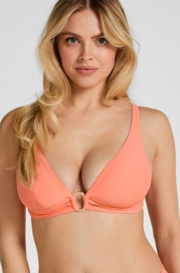 Hunkemöller Triangle Bikini Top Luxe Oransje Hunkemöller Triangle Bikini Top Luxe Oransje