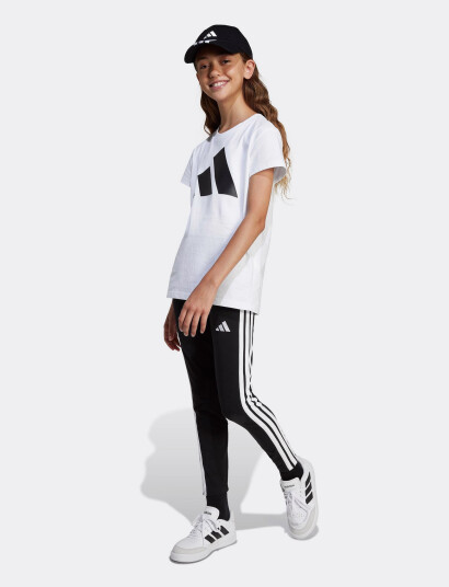 adidas Sportswear Jg Bl Tee 160 White 128 adidas Sportswear Jg Bl Tee 160 White 128