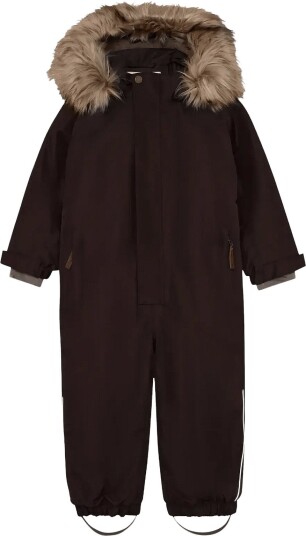 En Fant Snowsuit W. Fake Fur COFFEE BEAN 128