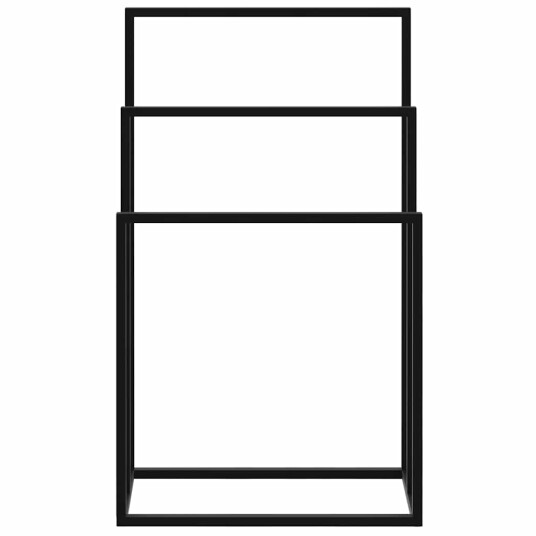 vidaXL Håndklestativ svart 48x24x79 cm jern vidaXL Håndklestativ svart 48x24x79 cm jern