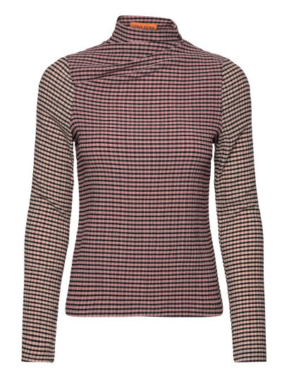 STINE GOYA 2247 Patchwork Jersey, Long Sleeve - Pink - XXS