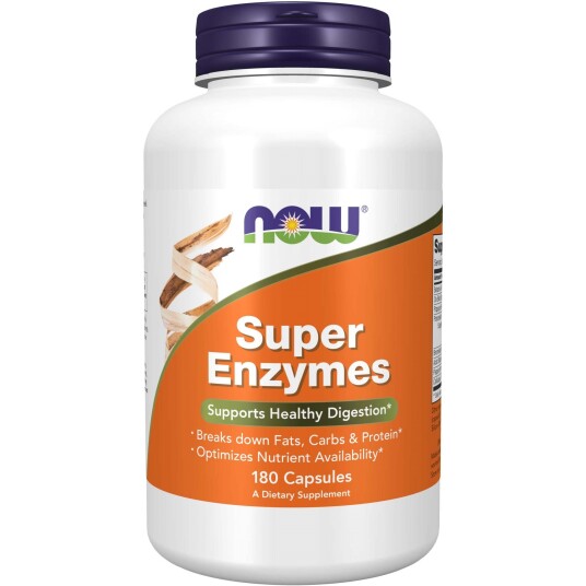NOW Super Enzyme Caps 180 stk NOW Super Enzyme Caps 180 stk