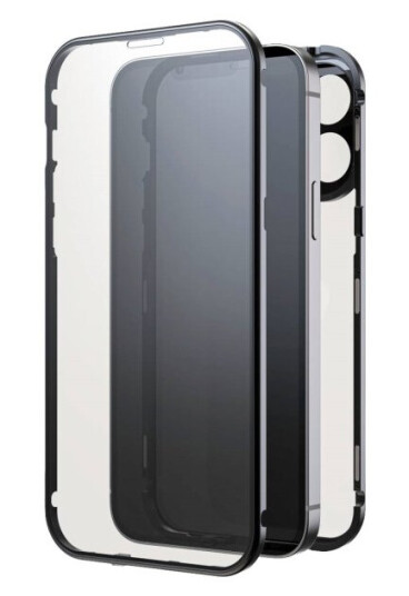 Black Rock 360° Glass Cover Apple Iphone 15 Pro Max Sort