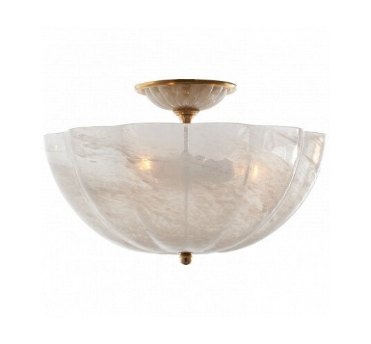 Rosehill Semi-Flush Pendant Antique Brass