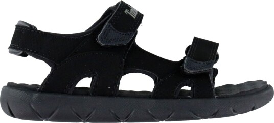 Timberland Kids' Perkins Row 2-Strap Sandal 31, Black