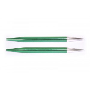 KnitPro Zing Korte Udskiftelige Rundpinde Messing 13cm 8,00mm / US11 E