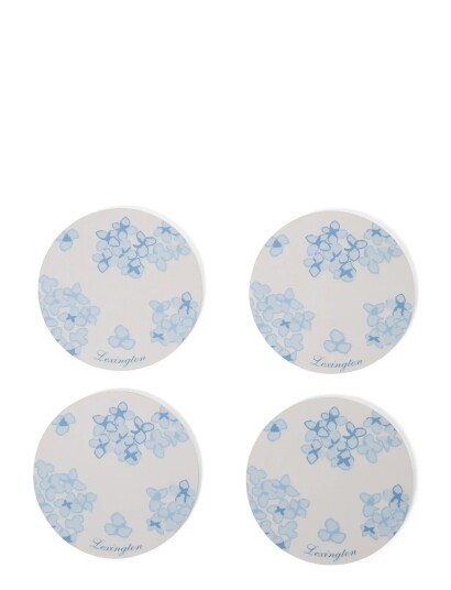 Lexington Home Laminated Double-Sided Coaster (Set Of 4) - Blue - ONE SIZE Lexington Home Laminated Double-Sided Coaster (Set Of 4) - Blue - ONE SIZE