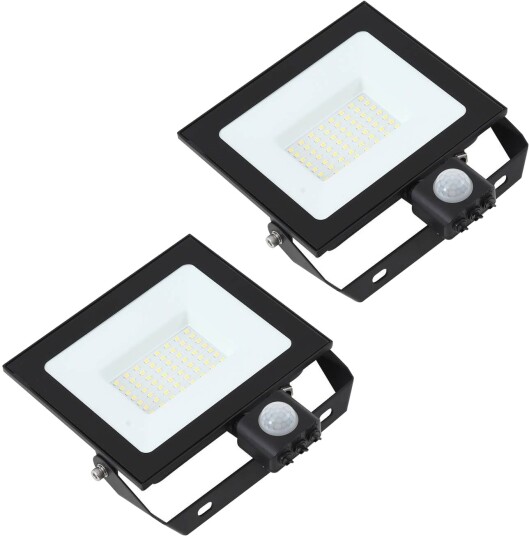 Utendørs LED vegglampe med sensor Maikel PRIOS Sort Aluminium Moderne Utendørs LED vegglampe med sensor Maikel PRIOS Sort Aluminium Moderne