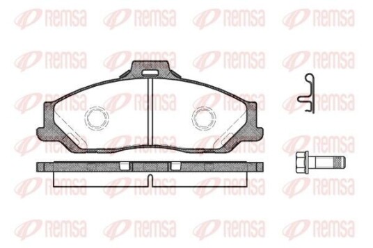 Bremseklosser REMSA 0730.01 Bremseklosser REMSA 0730.01
