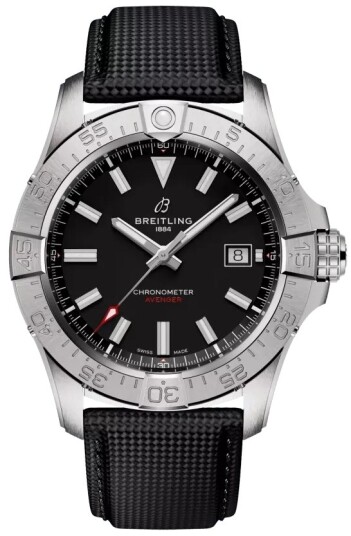 Breitling Herreklokke A17328101B1X1 Avenger Automatic 42 Sort/Lær