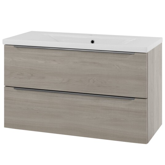 Linn Bad Mari D45cm Servantskap Lys eik / 100cm 2 Skuffer