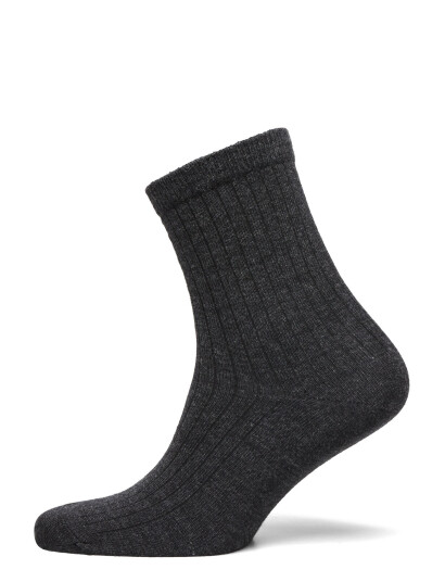 mp Denmark Wool Rib Socks - Grey - 37/39