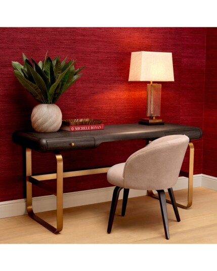 Harvard brett marquetry brun L