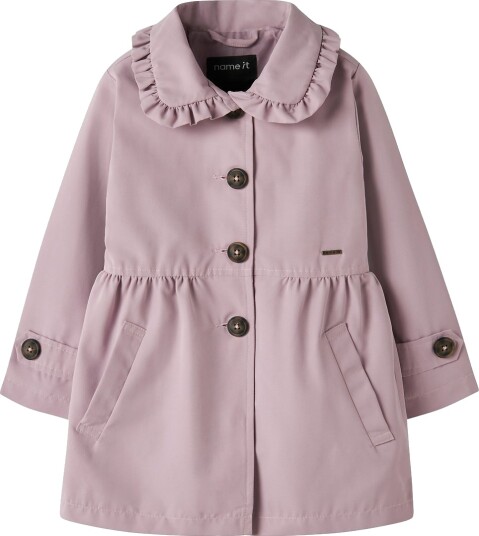 Name It Nmfmadelin Trench Coat Noos Purple 104