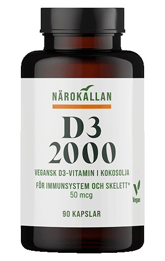 D3 2000 Vegan 90 kapslar D3 2000 Vegan 90 kapslar