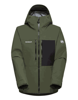 Mammut Alpine Jacket Stoney HS Hooded M 24/25 alpinjakke skijakke herre Svart