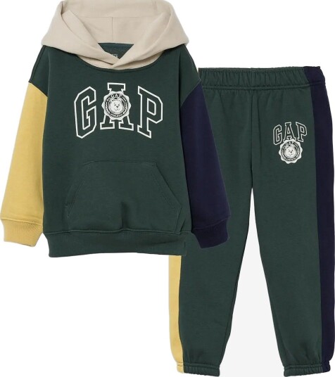 GAP Varsity Logo Fleece Set From The Gap Collection DEEP HUNTER 505 92 GAP Varsity Logo Fleece Set From The Gap Collection DEEP HUNTER 505 92
